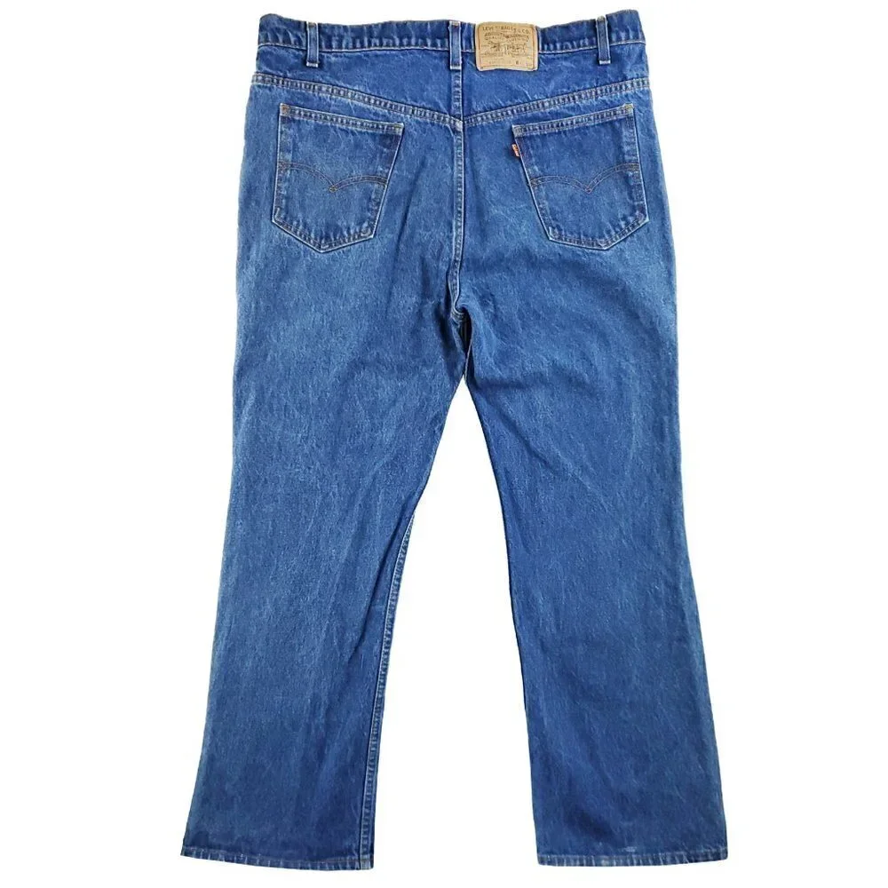 Levi's 517 Jeans Orange Tab Vintage USA Bootcut Denim Men's 